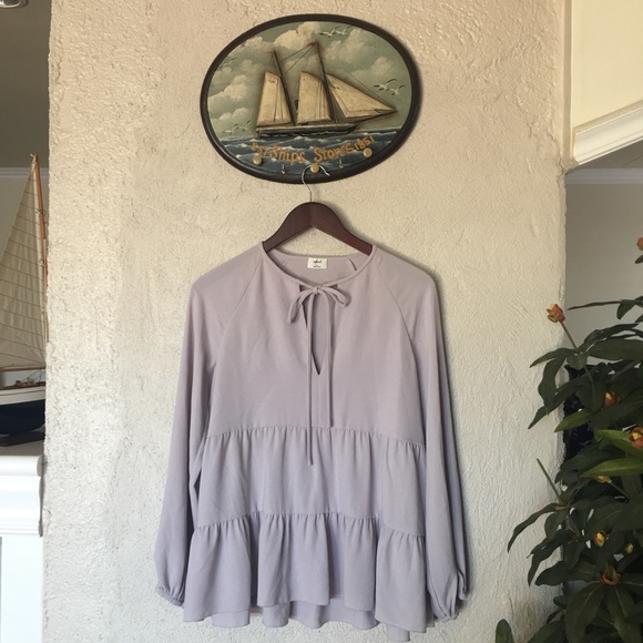 Aritzia Tops - Aritzia Wilfred Lavender Blouse Sz S